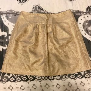 JCREW Metallic Skirt